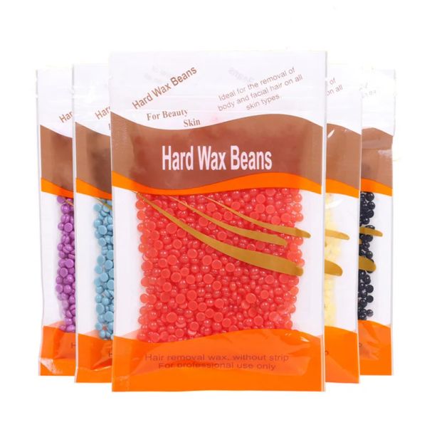 Swimwear 50g * 4 haricots de cire de film époux de cire de cire de cire de cire pour bikini jambes de cheveux jambes bras épillures de cheveux