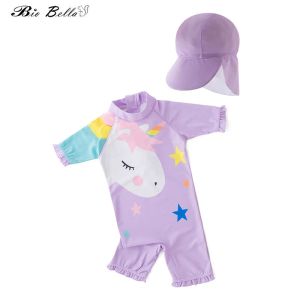 Badmode Baby Kinderen Meisjes Een Stukken Mode Zwemmen Badpak Kinderen Zonnebrandcrème ClosedFitting Surfen Meisjes 27T Badmode