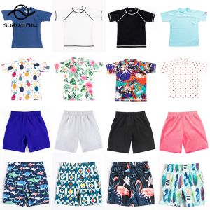 Traje de baño Traje de baño para niños Camiseta Rashguard Bañador Traje de baño para bebés y niños pequeños Traje de baño para niñas Vocación Playa Piscina Ropa de protección Solar