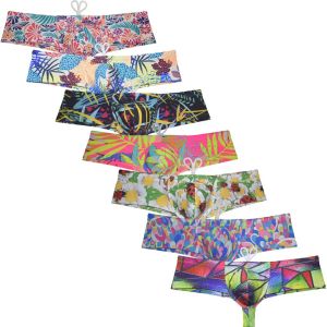 Traje de baño Moda Traje de baño para hombres Skimpy Boxers Tabla de surf brasileña Micro bikini sexy Trajes de baño atrevidos 1/2 trasero