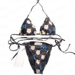 Maillots de bain pour femmes motif de dessin animé Bikini maillots de bain dames conception Split Bikinis sous-vêtements