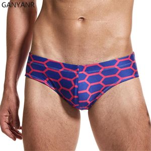 Swimwear Ganyanr Brand Swimmink Trunks Gay Mens Swimsuit Sunga Swim Sweet Bikini Bathing Shorts sexy Buly Bulge Big Taille