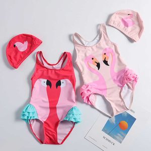 Trajes de baño Niñas de 1 a 10 años Trajes de baño de una pieza para niños con sombreros Trajes de playa para niños 2019-ST119 P230602