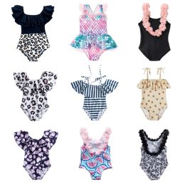 Swimwear Girls Swimsuit One Piece Swimsuit 15t Girl Mouwlive Swimming Wear Rainbow Mermaid Swimwear For Children Summer Bathing Suits