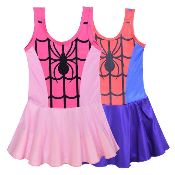 Traje de baño para niños, traje de baño para niñas, dibujos animados de Disney, Marvel, SpiderMan, una pieza, traje de baño para niñas, traje de baño bonito para niñas, Bikini