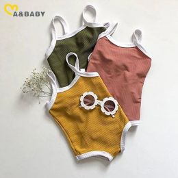 Swimwear Mababy 024m mode Toddler Girl Girl Swimwear NOUVEAU BOBBY GARD GIRLE COULEUR COULEUR SOLID
