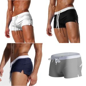 Swimwear heren nieuwe zomer heren mannen zwempakjongen zwempakken boxershorts trunks zwemmen ming