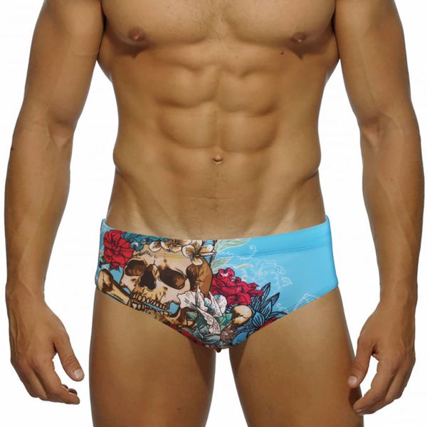 Swimwear Men's Print Swimsuit Men Men Fashion Bathing Bathing Male Breathable Beachwear Man Rapide Dry Brave Person Summer Basse