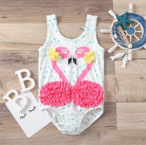 Maillots de bain une pièce bébé filles brodé confort pétale maillot de bain enfants maillot de bain enfants vêtements