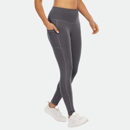 Maillots de bain Salspor chaud Veet Leggings décontractés femmes couleur Pure hiver élastique confortable Leggins Mujer poches maigre Fiess Legging femme