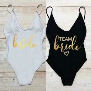 Traje de baño Trajes de baño acolchados atractivos Mujer Bebé Traje de baño de una pieza Traje de baño de novia Mujeres Traje de baño de verano Despedida de soltera Ropa de playa SXL