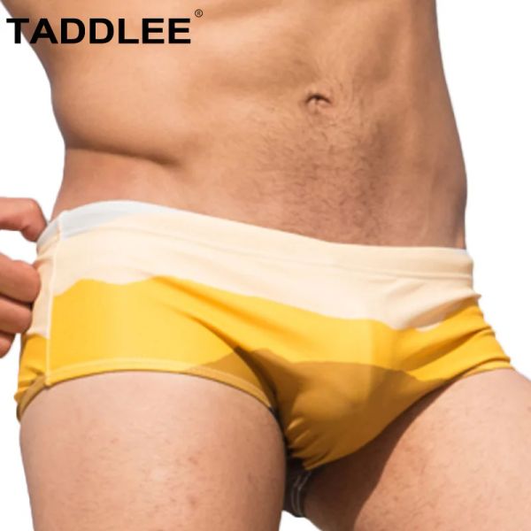 Swimwear Taddlee Brand Swimwear Men Swimsuits Sexy Men's Swim Boxer Brief