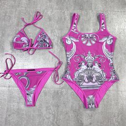 Swimwear Women's Designer Swimwear Italiaanse modebrief Gedrukte zwemkleding Dames Bikini Sexy One Piece Swimwear