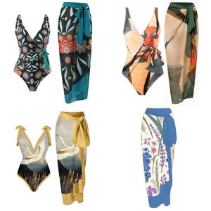 Swimwear dames vintage dames één stuk zwempakontwerper badpak strand jurk dekbed surfkleding zomer strandkleding slijtage