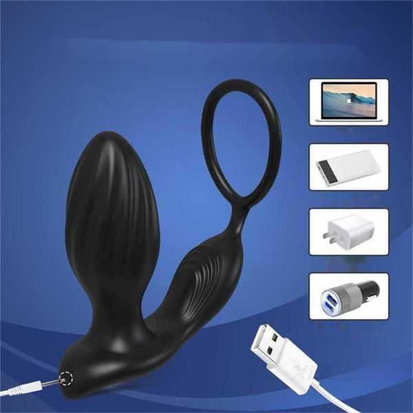 Swing Anal Plug Vibrateur Fesses Mâle Prostate Masseur Anneau Sex Toys produits pour Hommes Couples Produits Pour Adultes 231010