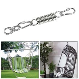 Swing avec des crochets de carabiner, ressort, capacité de charge jusqu'à 250 kg pour le hamac, chaises suspendues,