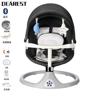 Schommels Jumpers Bouncers 2023 Baby Elektrische Schommelstoel borns Smart Swing geboren Bluetooth Voor 036 Maanden Baby 230726