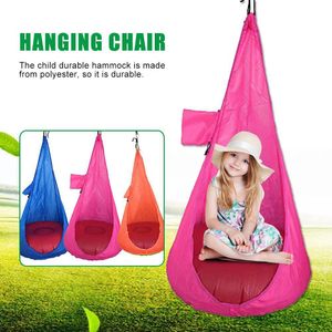 Columpios Jumpers Bouncers Swing Pod Child Home Hamaca Silla Kids Swing Pod Persona individual Exterior Interior Toda la temporada Asiento colgante Suministros sólidos 230718