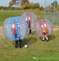 Balançoires Nouveau design Safty Protection de l'environnement 0.8mm PVC 1.5m Air Bumper Ball Body Zorb Ball Bubble Football Bubble Soccer Zorb Ball pour adulte