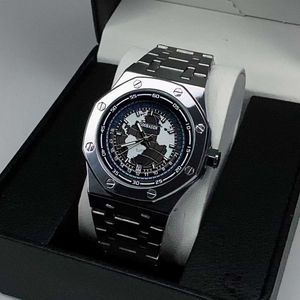 Montre mécanique suisse pour hommes, entièrement automatique, calendrier, veilleuse, étanche, tendance creuse, à la mode et belle, nouvelle collection