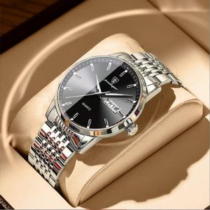 Zwitsers merk Watch Heren waterdichte niet -mechanisch volledig automatisch gebogen kwarts horloge heren sport heren cadeau horloge