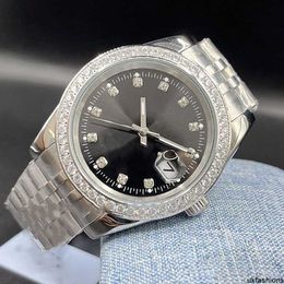 Zwitserse diamanten horloges Rolaxs polshorloge dame ijs uit diamanten horloge voor dame hombre montre luxe femme Montre de luxe automatiseer reloj datum gewoon mechanisch Lumino HBBO