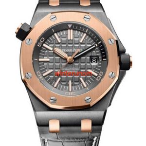 Swiss Luxury Watches AP Automatic Watch Audemar Pigue Royal Oak Offshore Diver QE II Cup 15709tr OO A005CR.01 HB4N