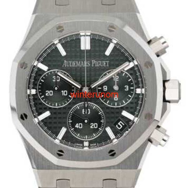 Swiss Luxury Watches AP Automatic Watch Audemar Pigue Royal Oak 26240st Green Dial Mens Watch Case Paper HBB7