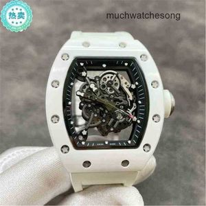 Zwitserse luxe horloges Richadmills Mechanical Watch Chronograph Polshorwatch Mens Wine Barrel Trend High-end knappe Young Mi EL36