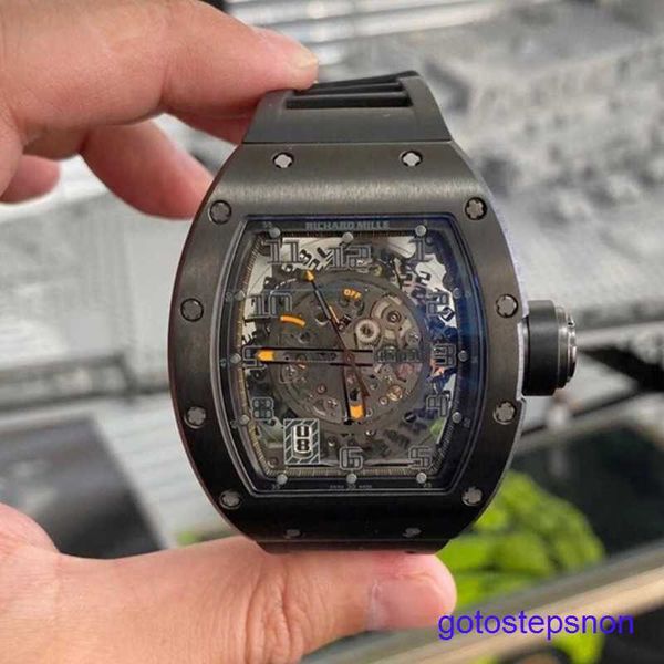 Swiss Made RM Wrist Watch RM030 Machinery RM030 Limited 42 * 50 mm RM030 All Black Samurai All Black