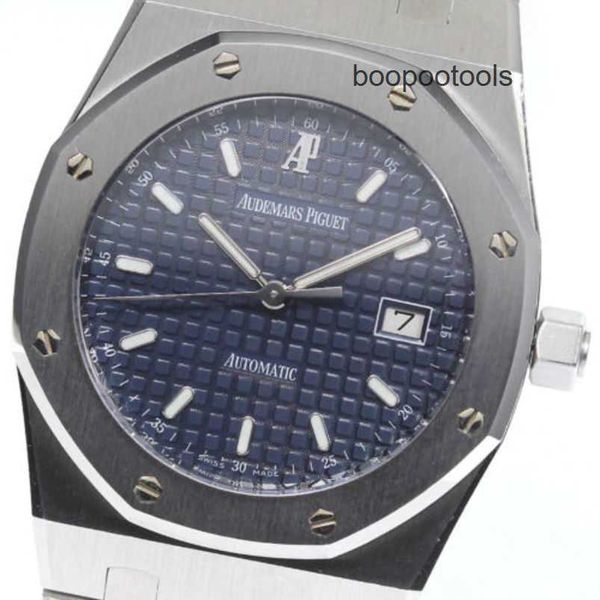 Relojes mecánicos suizos Audema Pigue Royal Oak Relojes de pulsera Royal Oak 15000st000789st05 Esfera azul marino automático para hombre setecientos cincuenta y nueve mil Tw 9XLR