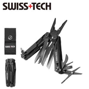 SWISS TECH 16 en 1 Camping Multitool Multi Pince Pliante Fil À Dénuder Poche Extérieure Mini Portable Nouvelle Arrivée