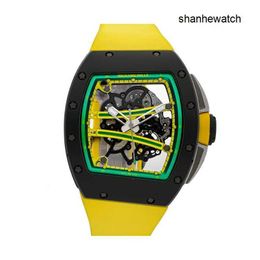 Reloj suizo Reloj femenino Reloj RM RM61-01 Yohan Blake Manuell Keramik Herren Armbanduhr CA-TZP