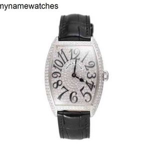 Zwitsers horloge Franck Muller Horloges Automatisch 50% korting voor directe opnamen Frank 2852bqz Dames quartz met diamanten Full Sky Star aan de achterkant