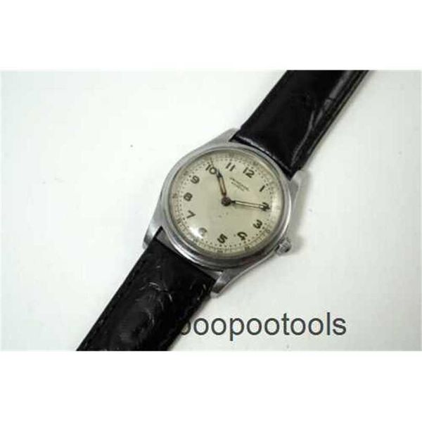 Relojes suizos Audema Pigu Relojes de pulsera de lujo Serie Royal Oak UNIVERSAL GENEVE Reloj SWEEP de acero inoxidable estilo militar de la década de 1940