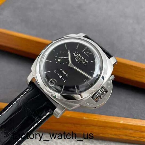 Regarder du poignet suisse Panerai Mens Watch Luminor Series 44 mm de diamètre de rangement de puissance de huit jours mécanique célèbre montre Pam00233 Watch