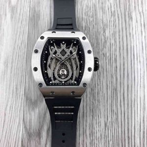 Suisse ZF Factory Date Mens Business Barrel Watch en forme de montre raffiné en forme de la mode mécanique entièrement automatique