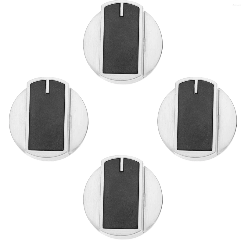 Switch 4pcs Universal Burner Control Knob Gas Stove On-Off Replacement Parts