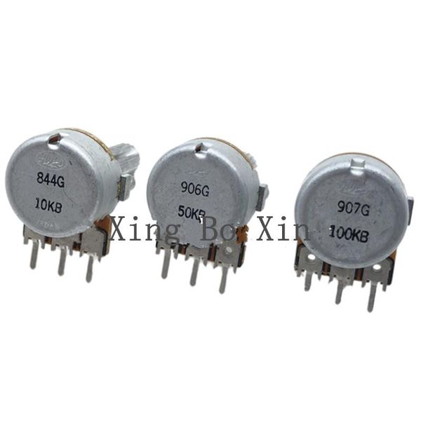 Commutateur 5 pièces 100% alpes RK16 3PIN 20mm 10K 50K 100K potentiomètre rotatif contrôle du Volume Audio Pot B10K B50K B100KSwitch