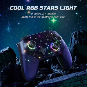 Switch Controller LED Star Wireless Pro pour Switchliteoled Multiplateform Windows PC Android avec 240418