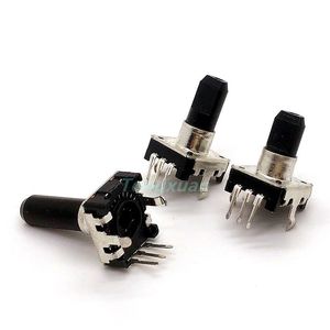 Schakel EC12 Audio -encoder 360 graden 24 Positionre12 Rotary zonder drukknop 3pins Handgreep Lengte 12 mm 15 mm 20 mmwitch