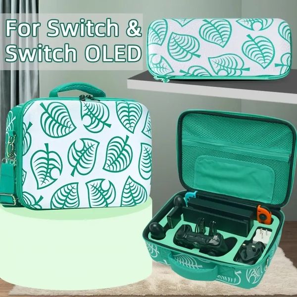 Bolsa de accesorios Switch Oled para Nintendo Switch EVA Case Nintendo Shell Games Card Box para Nintendo Switch Animal Crossing Bag para Nintendo Switch OLED