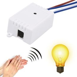 Schakel Smart Switches MRSK50A MODULE 220V Detector geluidsstemsensor Intelligente auto op off -off -light accessoires voor trappenschakelaar