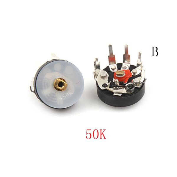 Potentiomètre Radio à Angle droit, commutateur RV12MM B503 B50K, Volume de puissance avec interrupteur 12mm