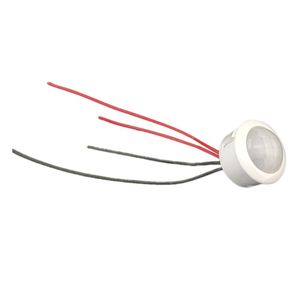 Tira de interruptores para armario de cama, luz para armario, cc 12V, 24V, cableado, Sensor infrarrojo, techo, movimiento del cuerpo humano, interruptores de detección de movimiento