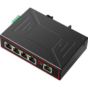 Commutateurs 10/100/1000MBP interrupteur de réseau Gigabit 5 ports Interrupteur Ethernet Din Type de rail DIN Réseau LAN HUB Adaptateur Signal Renforce