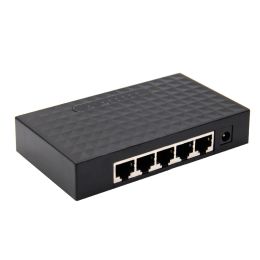 Commutateurs 1PC 10/100/1000Mbps 5 Port Mini Base Gigabit Hub Fast LAN Ethernet Desktop Network Switchs Adapter