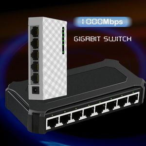 Schakelaars 5/8 poort 1G Netwerkschakelaar Gigabit Switch Ethernet Gigabit Switcher 1000Mbps LAN HUB RJ45 Schakelaar Volledige Auto Game Loading Adapters