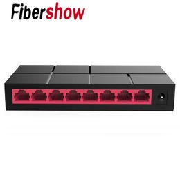 Schakelaars 8 poorten Gigabit Switch 10/100/1000Mbps SG108M RJ45 LAN Ethernet Fast Desktop Network Switching Hub Shunt