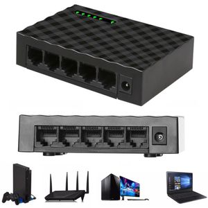 Commutateurs SG105 Gigabit Mini 5port Desktop Switch Fast Ethernet Network Interrupteur LAN HUB RJ45 Ethernet et Switching Hub Shunt